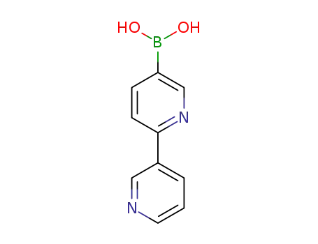 Molecular Structure of 1264516-07-5 ([2,3'-bipyridin]-5-ylboronic acid)