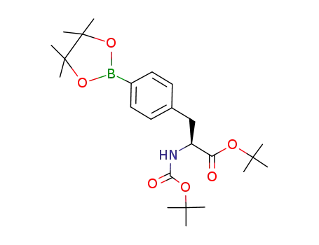 tert-butyl (S)-2-((tert-butoxycarbonyl)amino)-3-(4-(4,4,5,5-tetramethyl-1,3,2-dioxaborolan-2-yl)phenyl)propanoate