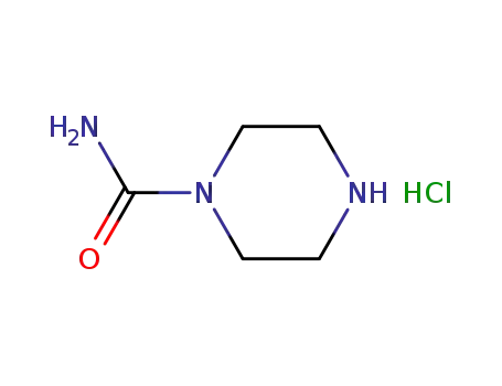 Molecular Structure of 474711-89-2 (PIPERAZINE-1-CARBOXYLIC ACID AMIDE HCL)
