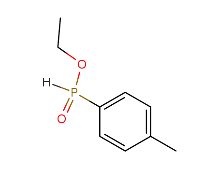 Molecular Structure of 38766-17-5 (Phosphinic acid, (4-methylphenyl)-, ethyl ester)