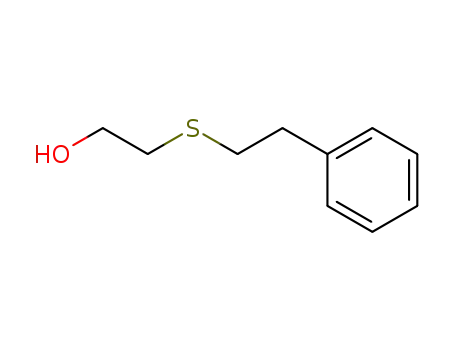 Molecular Structure of 3778-82-3 (2-(2-Phenylethylthio)ethanol)