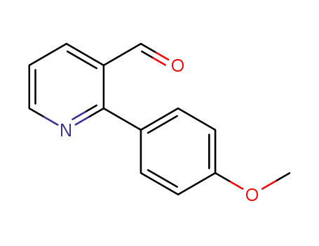 Molecular Structure of 885949-59-7 (2-(4-METHOXYPHENYL)NICOTINALDEHYDE)