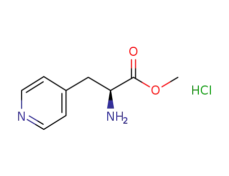 Molecular Structure of 33560-89-3 (4-Pyridinepropanoic acid, a-amino-, methyl ester, dihydrochloride)