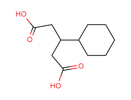 Molecular Structure of 71300-20-4 (3-cyclohexylglutaric acid)