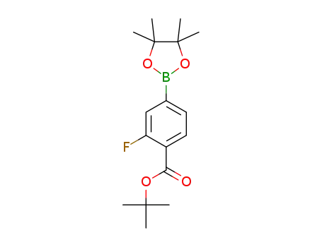 2-Fluoro-4-(4,4,5,5-tetramethyl-[1,3,2]dioxaborolan-2-yl)-benzoic acid tert-butyl ester