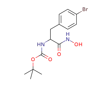(S)-TERT-BUTYL 1-(HYDROXYAMINO)-3-(4-BROMOPHENYL)-1-OXOPROPAN-2-YLCARBAMATE