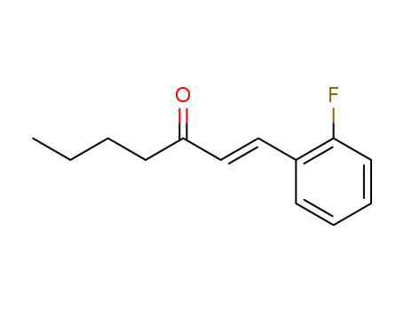 (E)-1-(2-fluorophenyl)hept-1-en-3-one