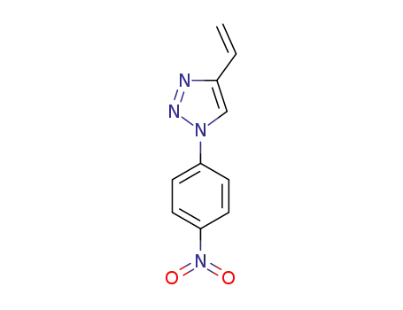 Molecular Structure of 1325725-20-9 (1-(4-nitrophenyl)-4-vinyl-1H-1,2,3-triazole)