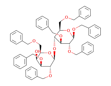 benzyl O-(2,3,6-tri-O-benzyl-β-D-galactopyranosyl)-(1->4)-2,3,6-tri-O-benzyl-β-D-glucopyranoside