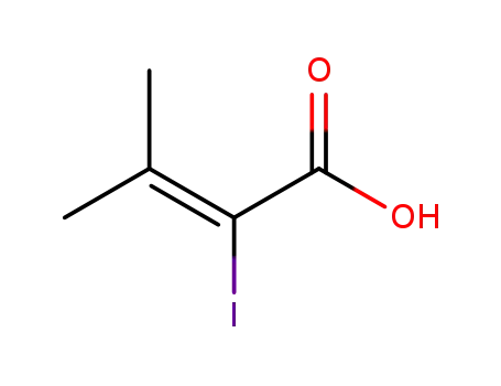 Molecular Structure of 261927-30-4 (2-iodo-3-methyl-2-butenoic acid)