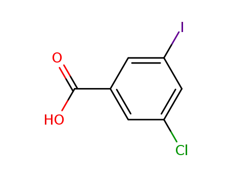 Molecular Structure of 289039-25-4 (3-CHLORO-5-IODOBENZOIC ACID)