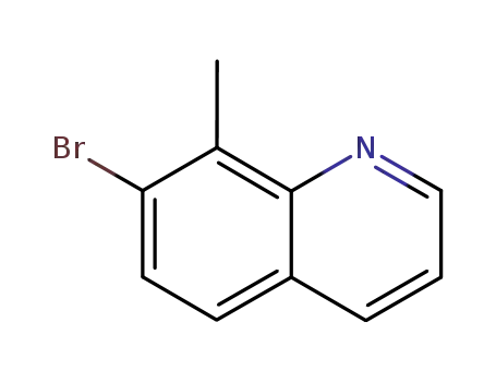 Molecular Structure of 809248-61-1 (Quinoline, 7-bromo-8-methyl-)