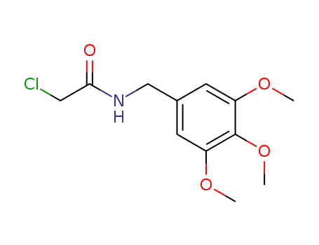Molecular Structure of 923153-49-5 (2-chloro-N-(3,4,5-trimethoxybenzyl)acetamide)