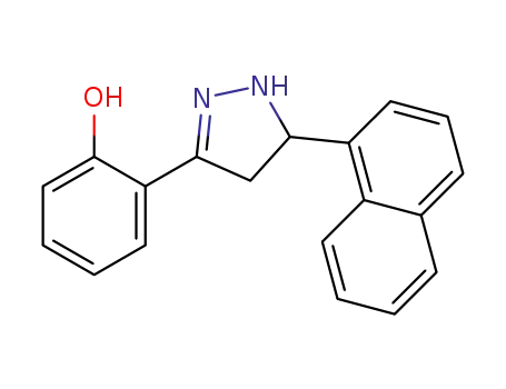 2-(5-(naphthalen-1-yl)-4,5-dihydro-1H-pyrazol-3-yl)phenol