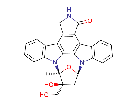 Molecular Structure of 111358-88-4 (Lestaurtinib)