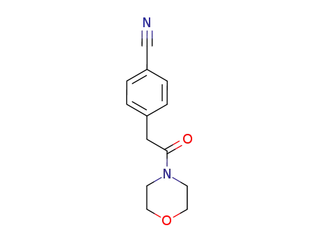 Molecular Structure of 79149-51-2 (4-[2-(morpholin-4-yl)-2-oxoethyl]benzonitrile)