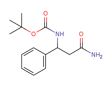 tert-butyl N-(3-amino-3-oxo-1-phenyl-propyl)carbamate