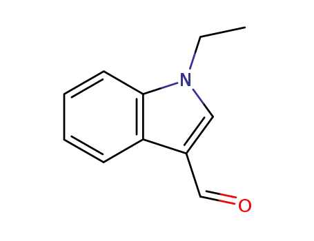 Molecular Structure of 58494-59-0 (1-ETHYL-1H-INDOLE-3-CARBALDEHYDE)