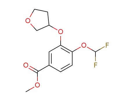 methyl 4-(difluoromethoxy)-3-((tetrahydrofuran-3-yl)oxy)benzoate