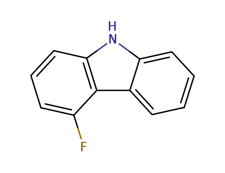 Molecular Structure of 390-16-9 (4-fluoro-9H-carbazole)