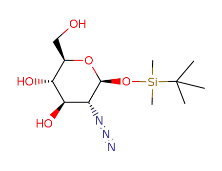 tert-Butyldimethylsilyl-2-azido-2-desoxy-β-D-glucopyranosid