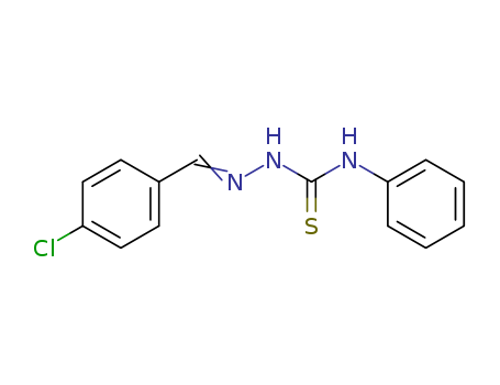 Hydrazinecarbothioamide,2-[(4-chlorophenyl)methylene]-N-phenyl- cas  74959-65-2