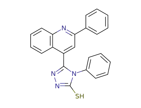 4-phenyl-5-(2-phenylquinolin-4-yl)-4H-1,2,4-triazole-3-thiol