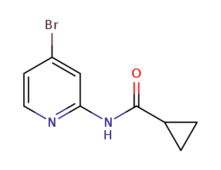 Molecular Structure of 1529768-99-7 (N-(4-bromopyridin-2-yl)cyclopropanecarboxamide)