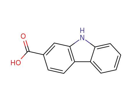 Molecular Structure of 51094-28-1 (9H-CARBAZOLE-2-CARBOXYLIC ACID)