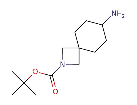 Molecular Structure of 1408075-19-3 (tert-butyl 7-amino-2-azaspiro[3.5]nonane-2-carboxylate)