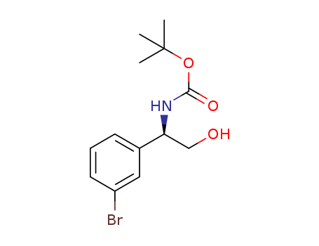Carbamic acid, [(1R)-1-(3-bromophenyl)-2-hydroxyethyl]-, 1,1-dimethylethyl ester