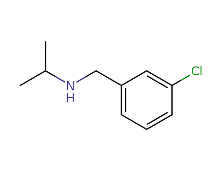 Molecular Structure of 90389-89-2 (N-(3-CHLOROBENZYL)-N-ISOPROPYLAMINE)