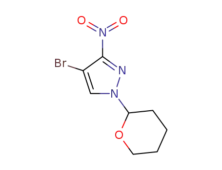 4-broMo-3-nitro-1-(tetrahydro-2H-pyran-2-yl)-1H-pyrazole