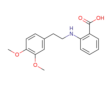 Molecular Structure of 23049-97-0 (N-[2-(3,4-Dimethoxyphenyl)ethyl]anthanilic acid)