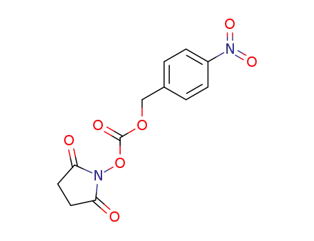 Molecular Structure of 69888-89-7 (2,5-Pyrrolidinedione, 1-[[[(4-nitrophenyl)methoxy]carbonyl]oxy]-)