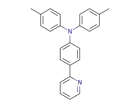 Molecular Structure of 140947-08-6 (Benzenamine, N,N-bis(4-methylphenyl)-4-(2-pyridinyl)-)