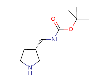 Carbamic acid, N-[(3S)-3-pyrrolidinylmethyl]-, 1,1-dimethylethyl ester cas  173340-26-6