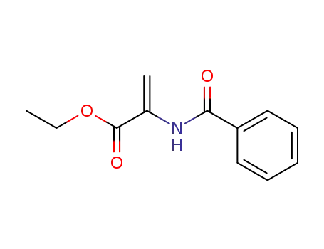 2-Propenoic acid, 2-(benzoylamino)-, ethyl ester