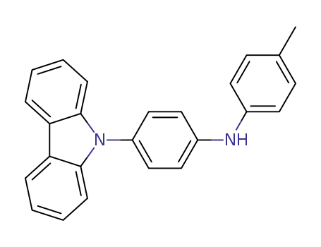 Molecular Structure of 908139-14-0 (9-[4-(4-methylphenylamino)phenyl]-9H-carbazole)