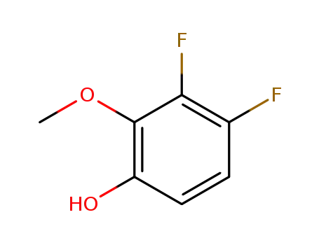 Molecular Structure of 158626-90-5 (Phenol, 3,4-difluoro-2-methoxy- (9CI))