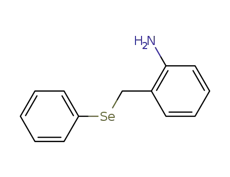 Molecular Structure of 3541-44-4 (Benzenamine, 2-[(phenylseleno)methyl]-)