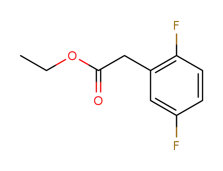 Molecular Structure of 662138-60-5 (ETHYL(2,5-DIFLUOROPHENYL)ACETATE)