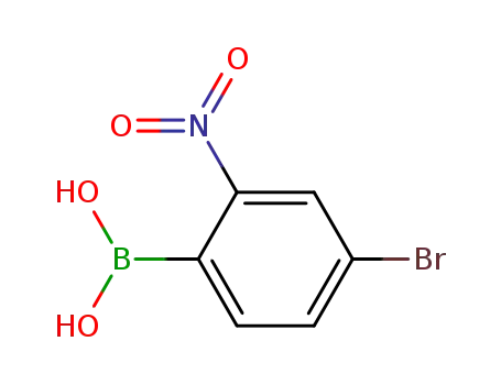 Molecular Structure of 860034-11-3 (4-BROMO-2-NITROPHENYLBORONIC ACID)