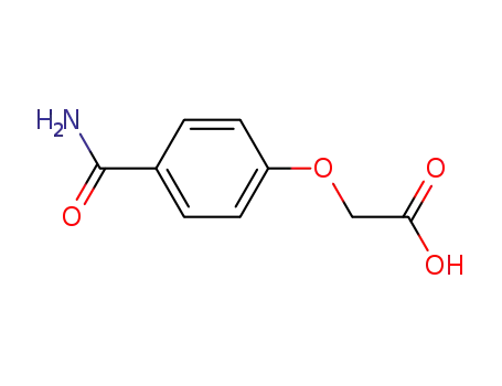 Molecular Structure of 29936-86-5 ((4-Carbamoylphenoxy)acetic Acid)