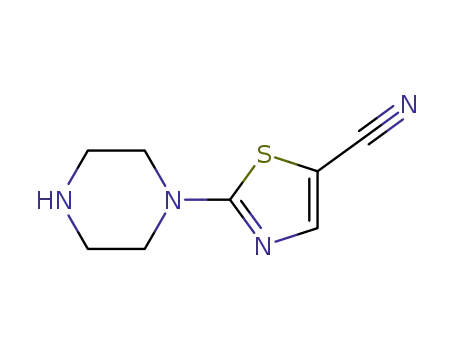 2-(piperazin-1-yl)thiazole-5-carbonitrile
