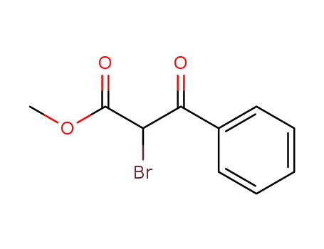 Molecular Structure of 59864-01-6 (α-Benzoyl-α-bromoacetic acid methyl ester)
