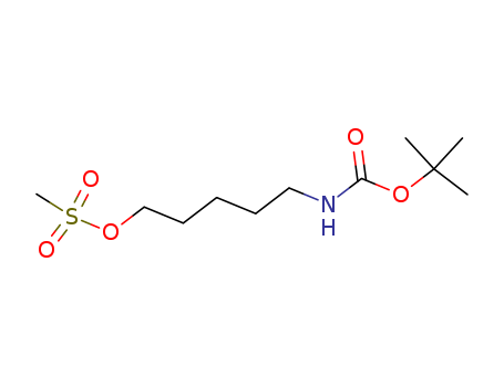 METHANESULFONIC ACID 5-BOC-AMINO-PENTYL ESTER