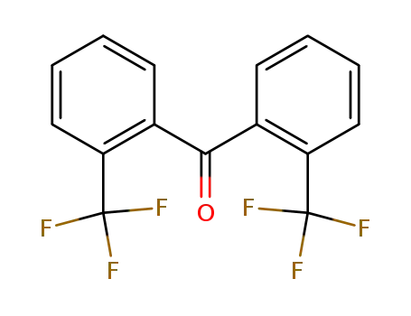 Molecular Structure of 68260-91-3 (Methanone, bis[2-(trifluoromethyl)phenyl]-)