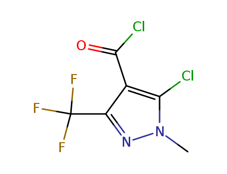 5-Chloro-1-methyl-3-(trifluoromethyl)-1H-pyrazole-4-carbonyl chloride