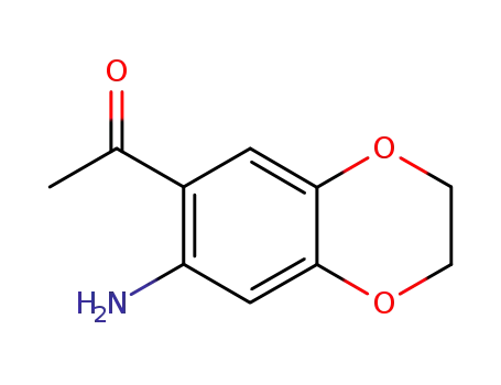 Molecular Structure of 164526-13-0 (1-(7-AMINO-2,3-DIHYDRO-BENZO[1,4]DIOXIN-6-YL)-ETHANONE)